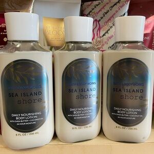 3 Bath & Body Works Sea Island Shore Body Lotion